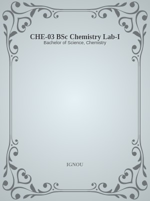 CHE-03 BSc Chemistry Lab-I